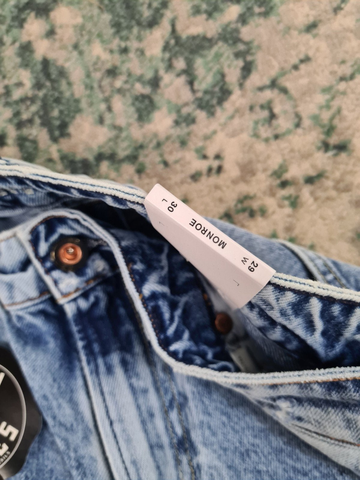 Denham Monroe Girlfriend Tapered Fit W29 L30 Nieuw Tulsi2930, Denham, Blauw, Nieuw, Ophalen of Verzenden