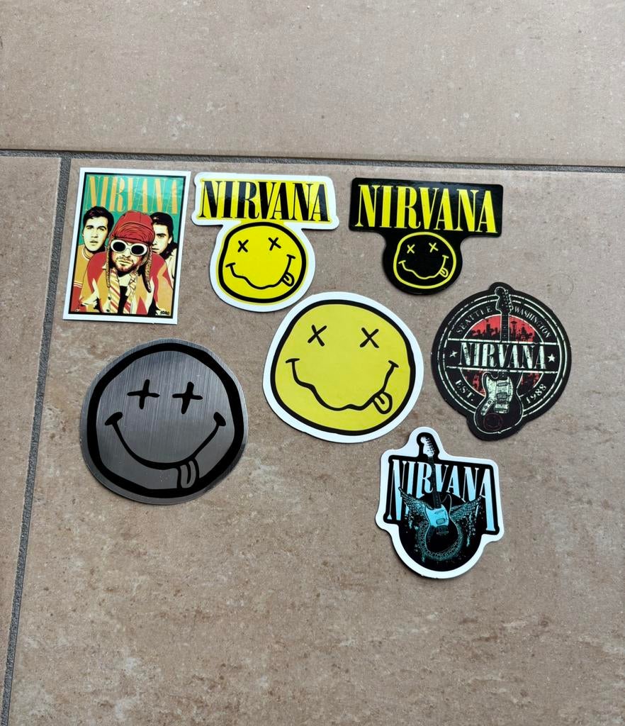 Nirvana stickers, Ophalen of Verzenden, Nieuw