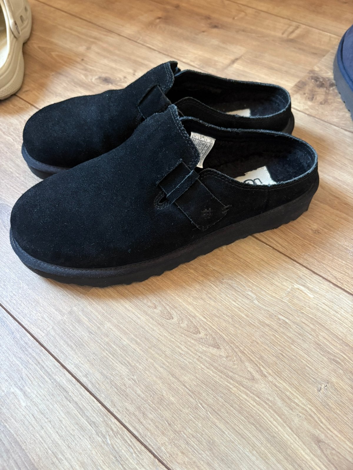 Uggs muiltjes zwart, Ophalen, Zo goed als nieuw, Zwart, Sandalen of Muiltjes