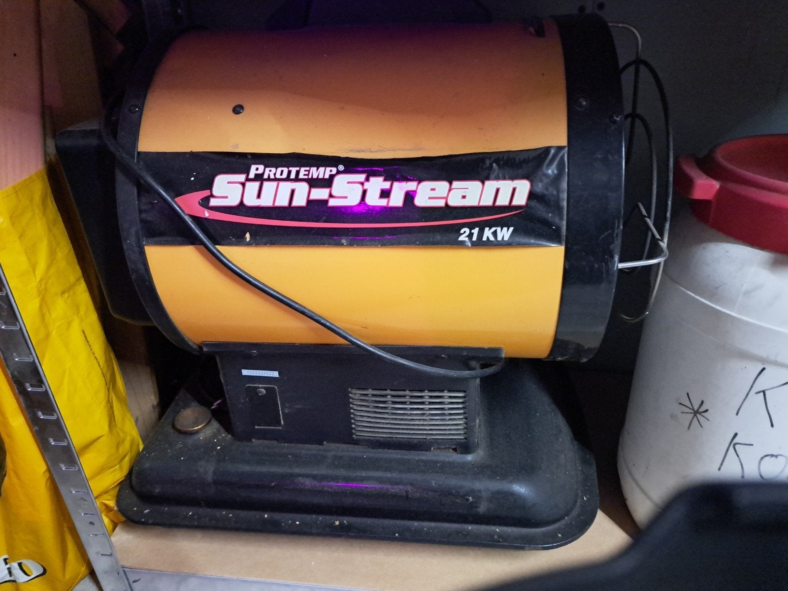 Protemp Sun-Stream 21 KW Kachel, Ophalen, 30 tot 80 cm, Gebruikt, Kachel