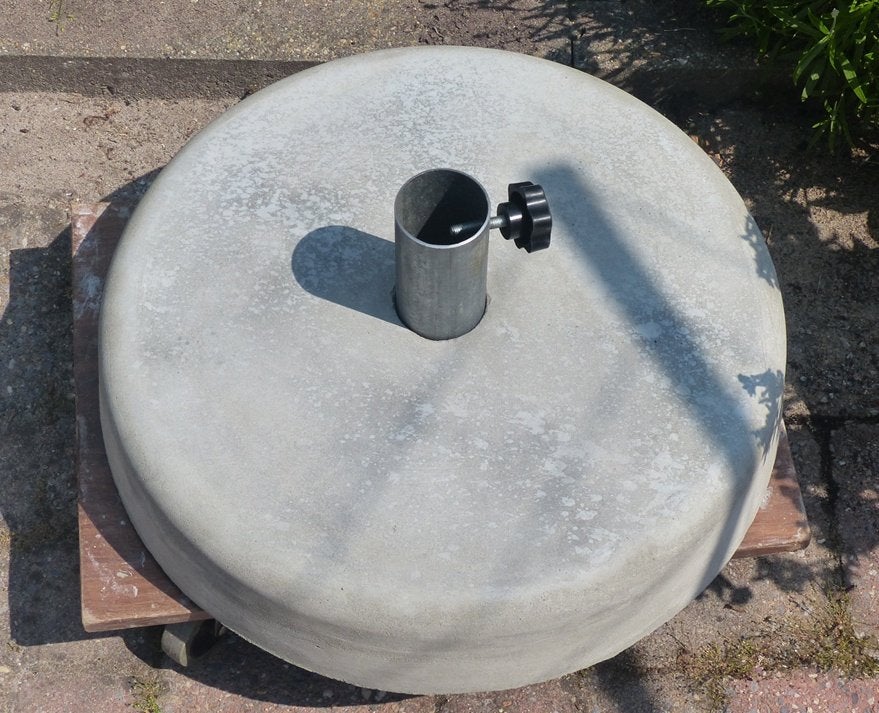Parasol voet cq droogmolen houder van beton, 35 of 50 kg., Ophalen, Nieuw, 3 tot 4 meter, Parasolvoet
