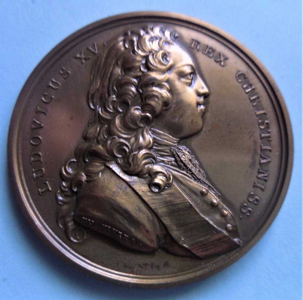 Penning - Frankrijk - Lodewijk XV - 1724., Verzenden, Brons, Buitenland