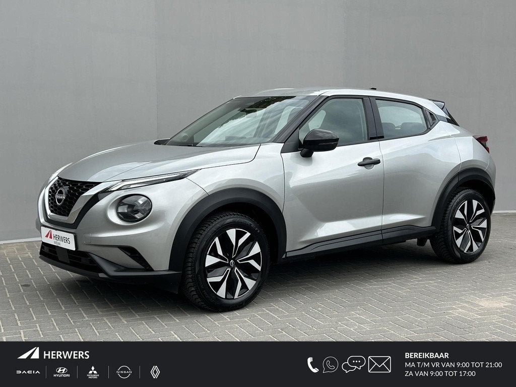 Nissan Juke 1.0 DIG-T Acenta Handgeschakeld / Allseason band, Auto's, Nissan, Voorwielaandrijving, Stof, Euro 6, Bedrijf