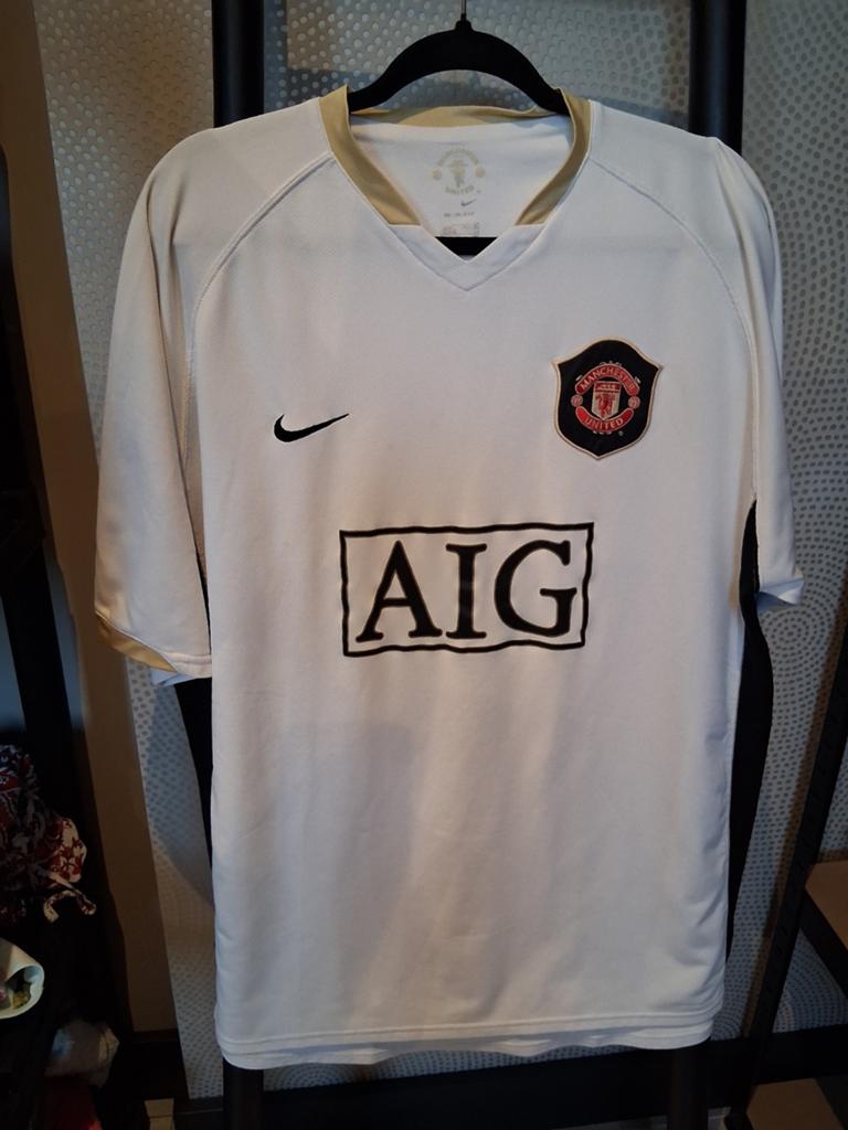 Manchester United vintage Nike shirt, Giggs 11, football, Wit, Nike, Maat 56/58 (XL), Ophalen of Verzenden