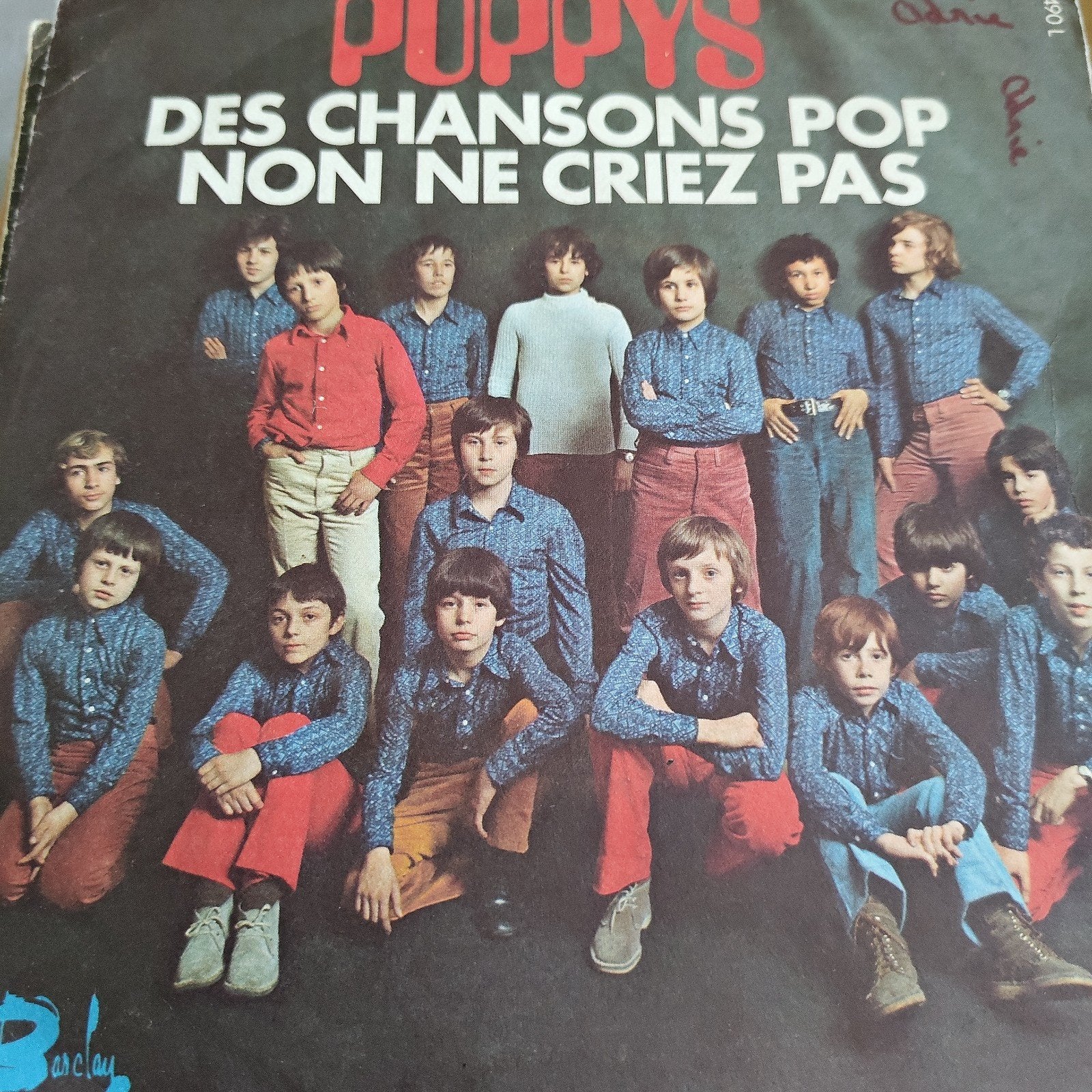 Poppys - Des Chansons Pop Non Ne Criez Pas (Single), Ophalen of Verzenden, Gebruikt, Pop, Single
