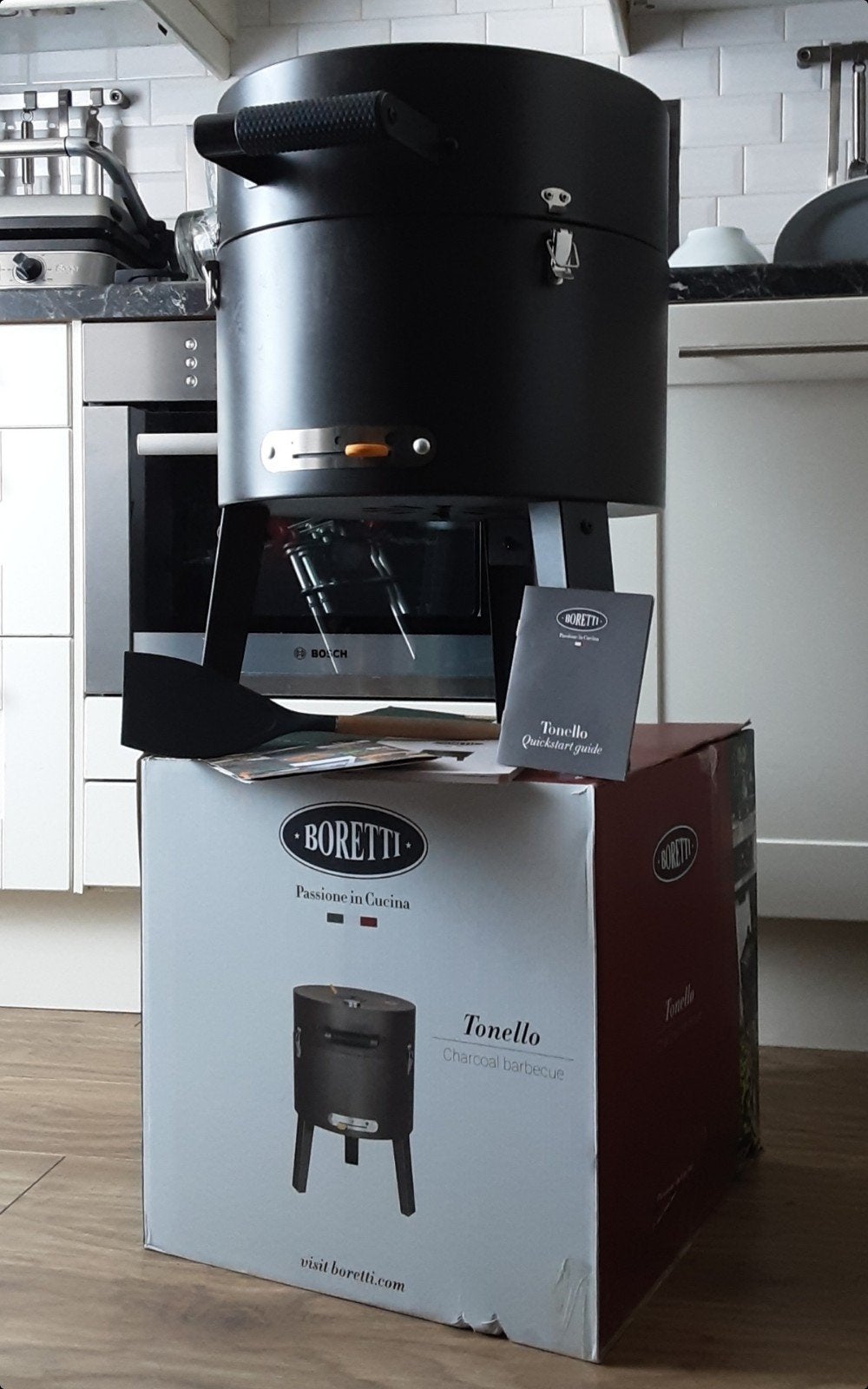 barbecue Boretti, Tuin en Terras, Houtskoolbarbecues, Zo goed als nieuw, Ophalen