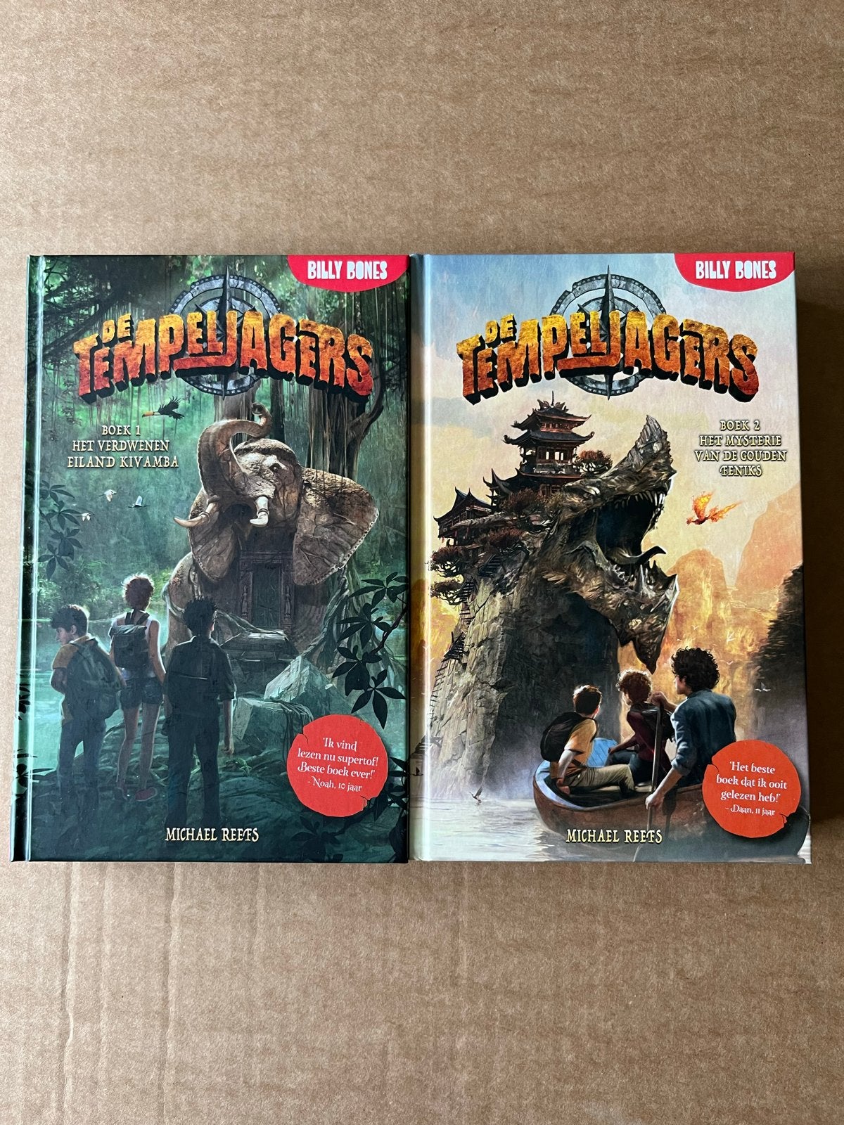 De Tempeljagers boeken 1 & 2 - Michael Reefs (Nieuw), Boeken, Ophalen of Verzenden, Nieuw, Fictie