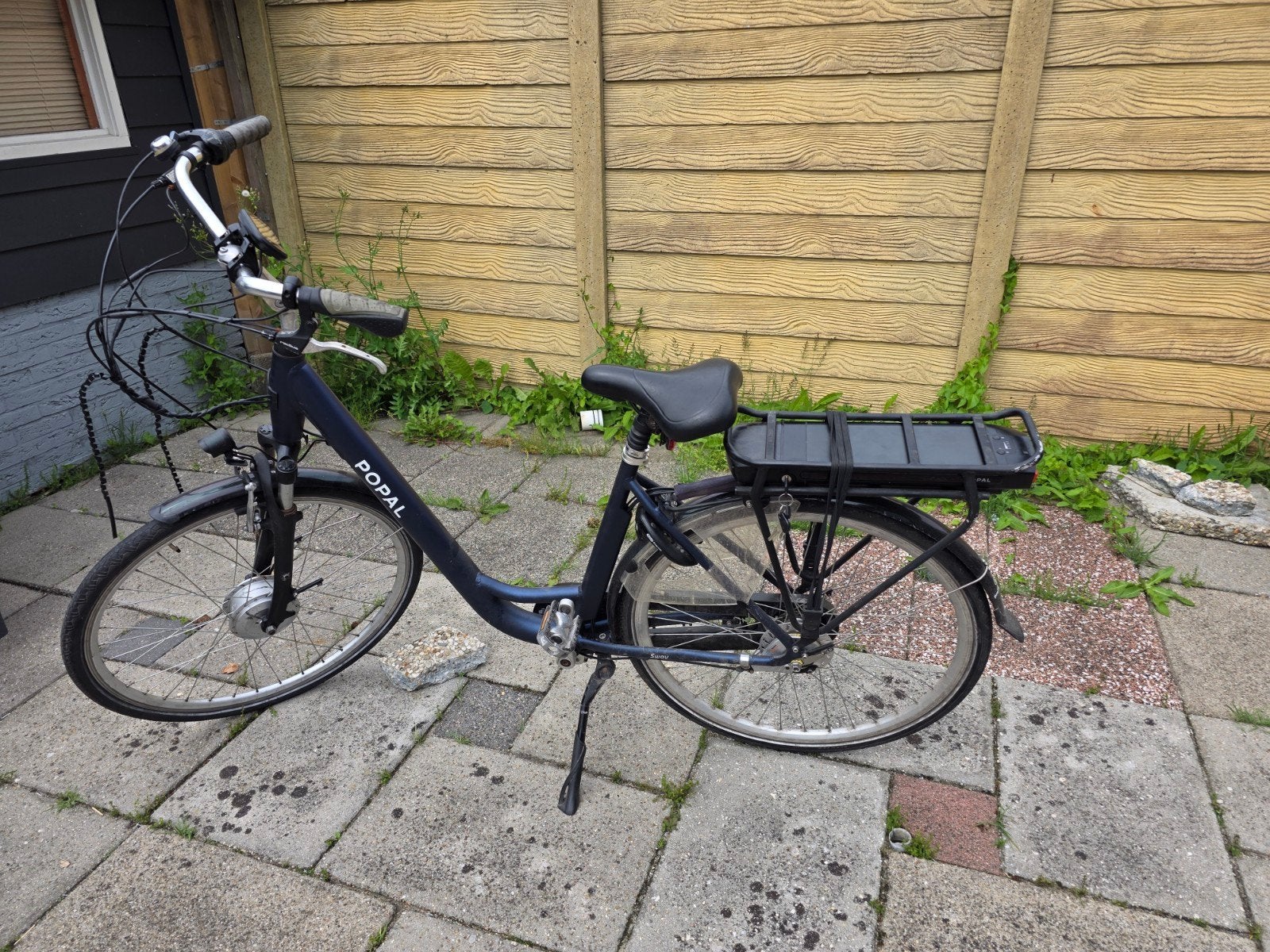 Popal elektrische fiets - display stuk, accu goed, kan teste, Fietsen en Brommers, Elektrische fietsen, Ophalen, Gebruikt, Overige merken