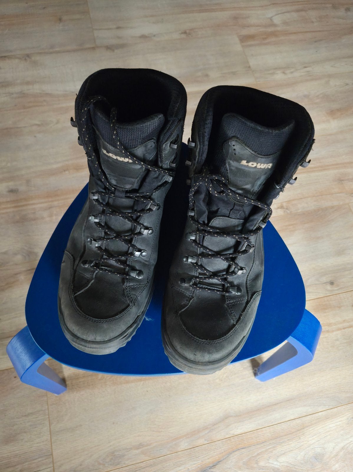 Lowa Renegade GTX Mid Wandelschoenen Maat 46, Lowa, Zwart, Gedragen, Wandelschoenen