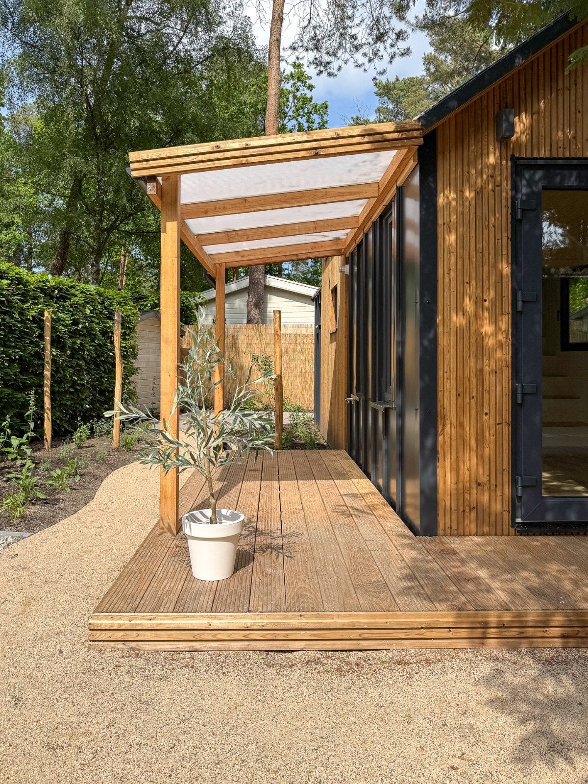 TINYHOUSE Te Koop Op Bospark Dennenrhode Veluwe In Het Bos, Huizen en Kamers, Recreatiewoningen te koop, Gelderland, 2 slaapkamers