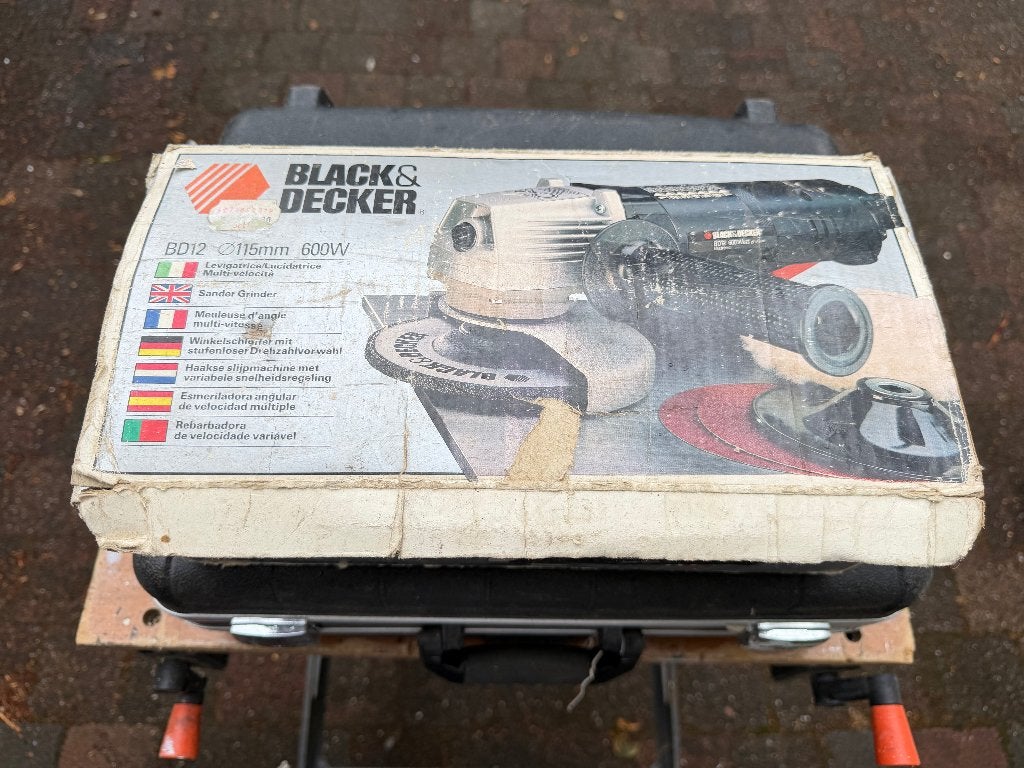 Black & Decker slijpmachine, Ophalen of Verzenden, Minder dan 700 watt, Werkbankslijpmachine