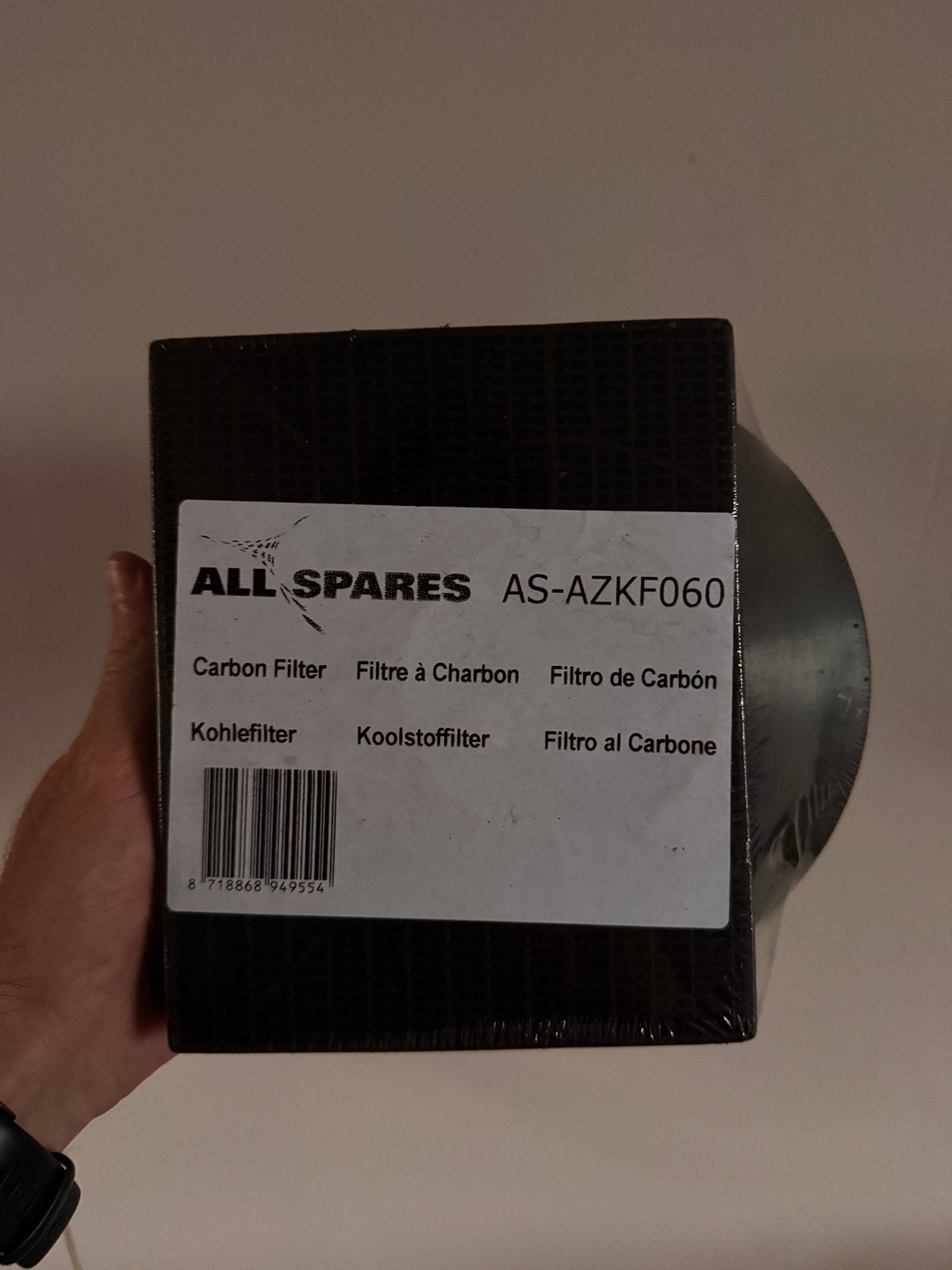 6x AllSpares AS-AZKF060 koolstoffilter afzuigkap – nieuw, Ophalen of Verzenden, Nieuw, Overige typen