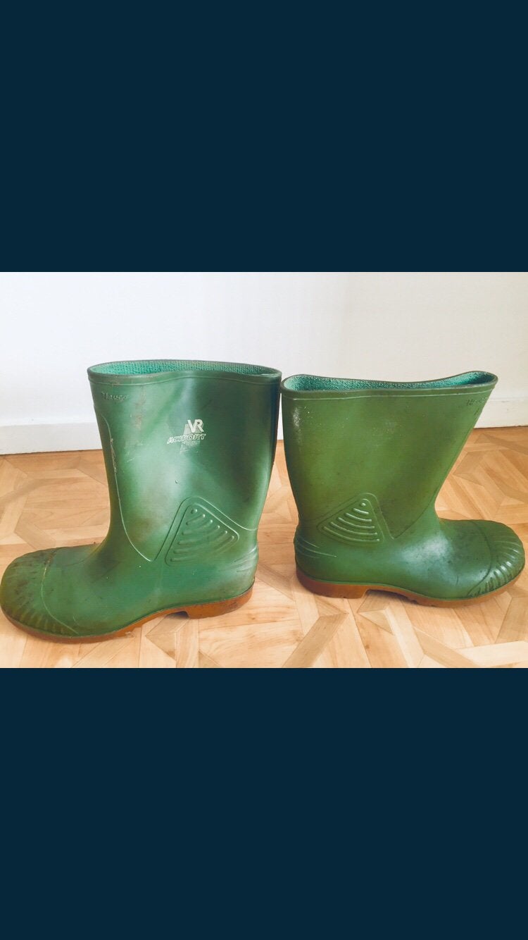 Regenlaars/maat:43/kleur:groen, Ophalen of Verzenden, Zo goed als nieuw, Regenlaarzen, Dames