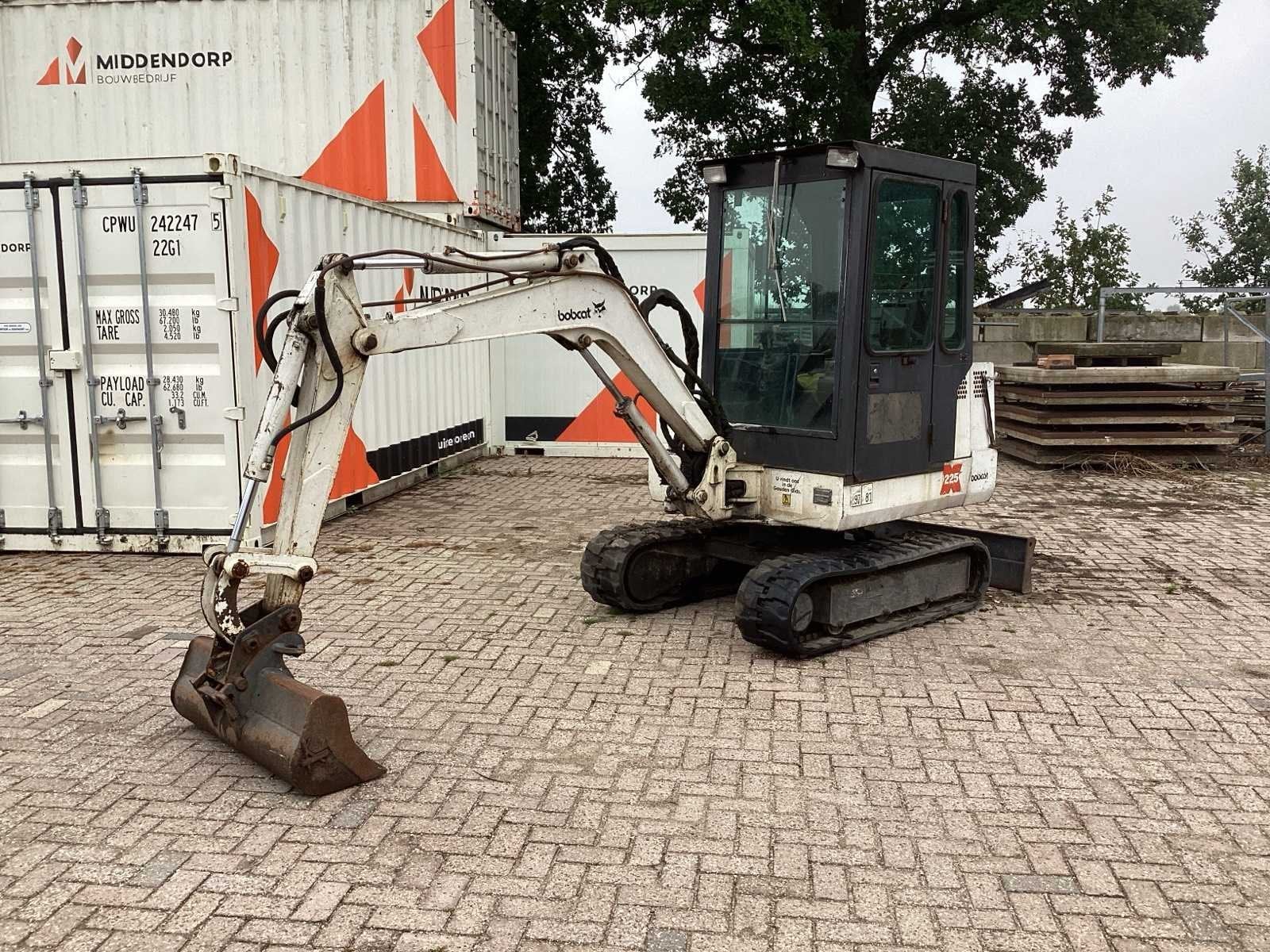Bobcat 225 Rupsgraafmachine, Graafmachine
