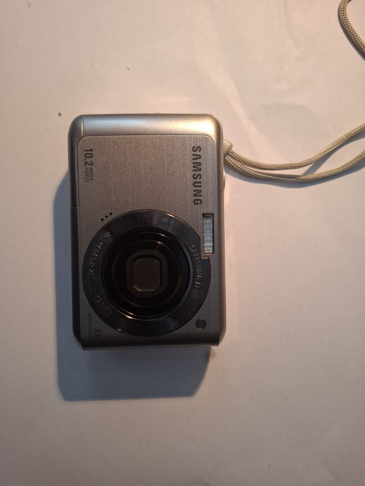 Samsung Compactcamera 10.2 Megapixels - Zilver, Audio, Tv en Foto, Ingebouwde flitser, Gebruikt, Ophalen of Verzenden, Compactcamera