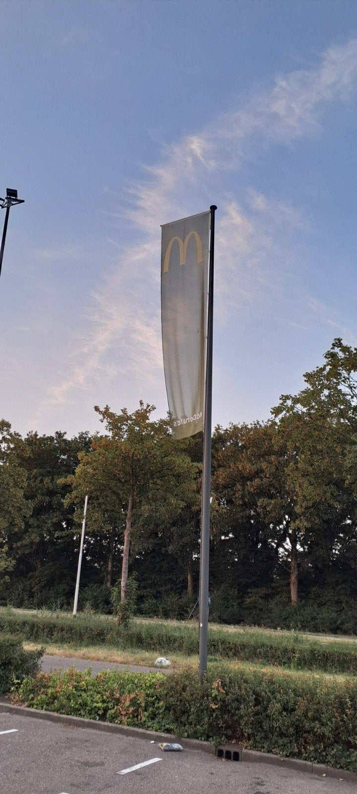 originele McDonald's vlag, Ophalen of Verzenden, Gebruikt