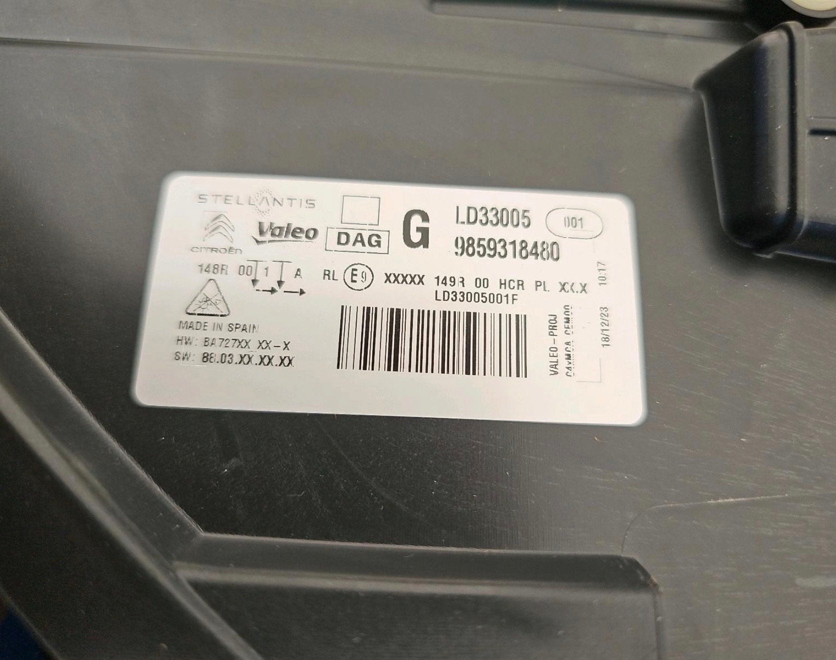 Citroen c4 X links koplamp 9859318480 NIEUW, Gebruikt, Citroën, Stellantis N.V., Ophalen of Verzenden