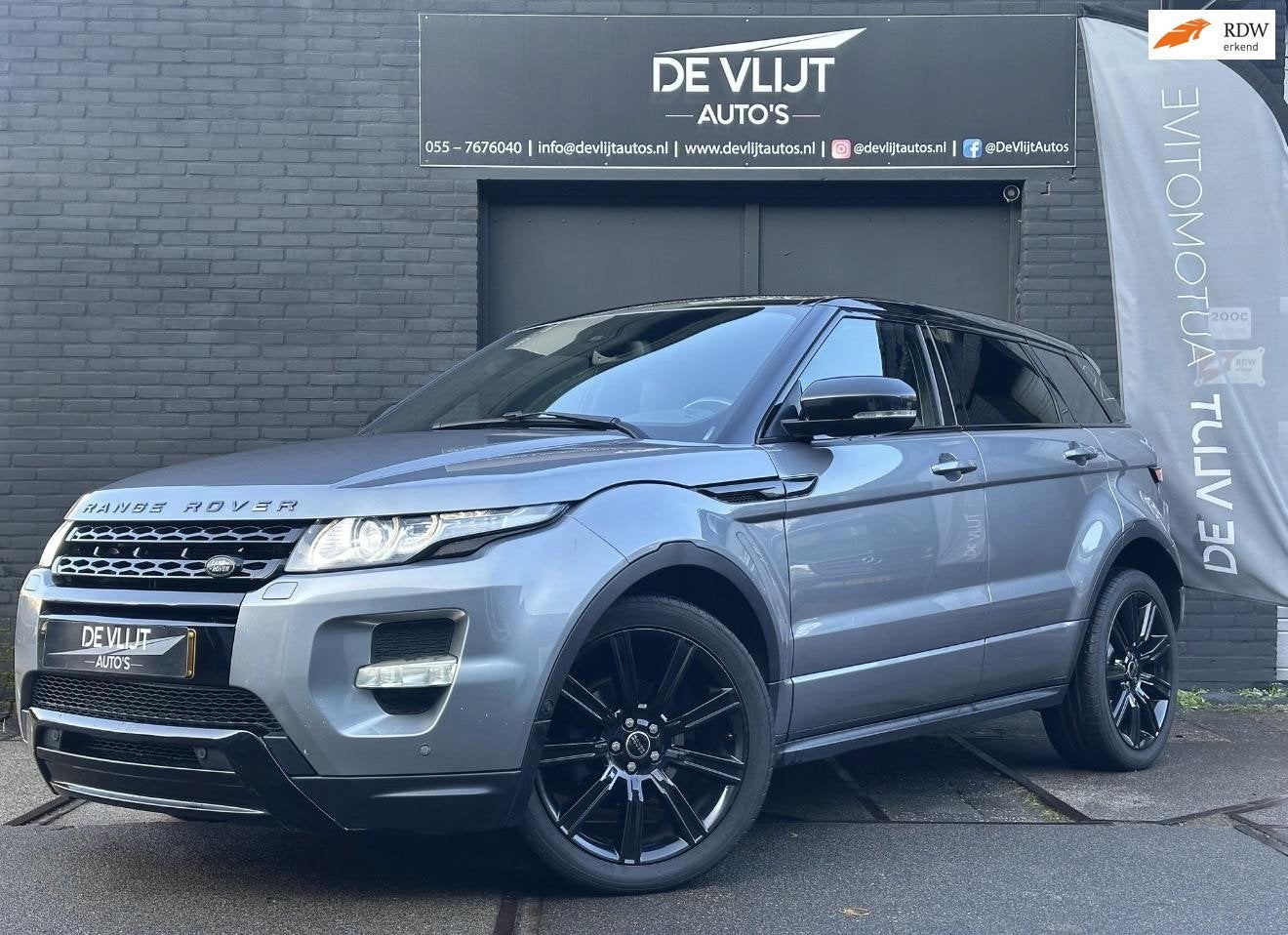 Land Rover Range Rover Evoque 2.0 Si 4WD 241PK | Automaat |, Auto's, Automaat, Euro 5, Zwart, Bedrijf