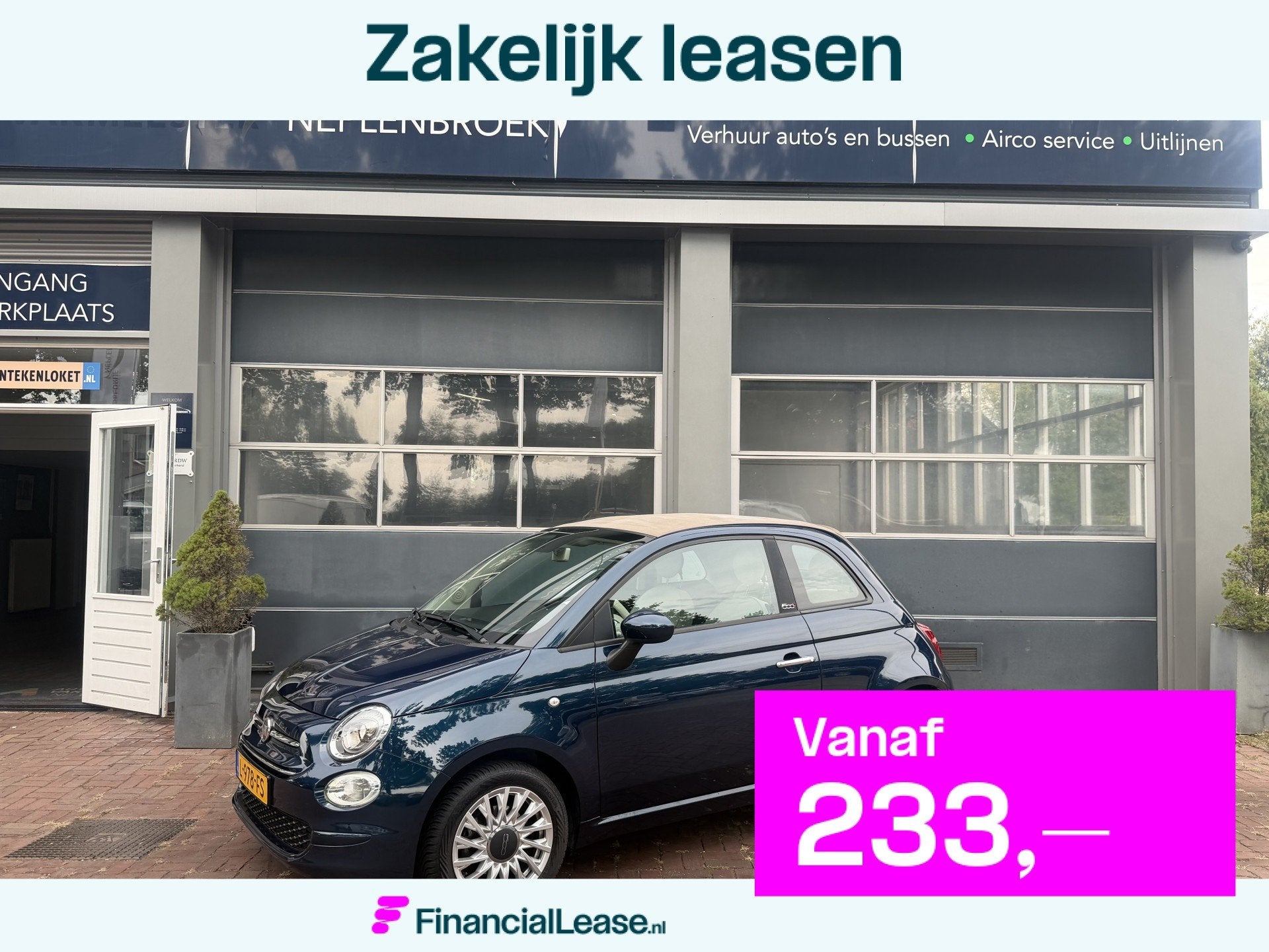 Fiat 500 1.0 Hybrid Launch Edition Bj 2020 Km 35.944 Dealer, Voorwielaandrijving, Dealer onderhouden, Stof, Handgeschakeld