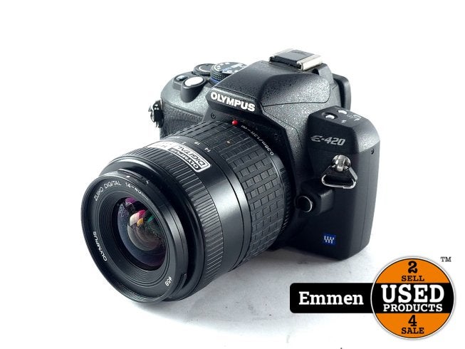 Olympus E-420, Spiegelreflex Camera, Incl. 14-45MM Lens, Audio, Tv en Foto, Fotocamera's Digitaal, Olympus, Gebruikt, Support@olympus.com