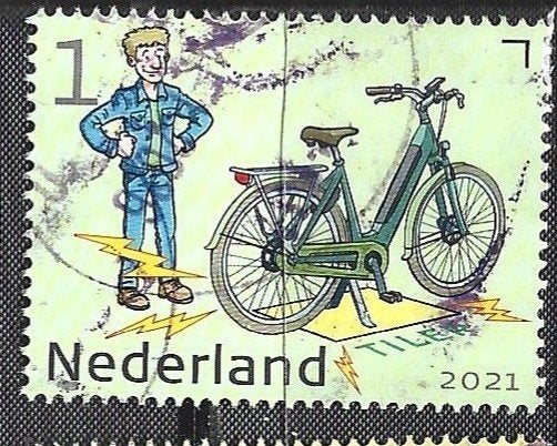 Nl 58  2021 - Ned/ Inovatie, Verzenden, Na 1940, Gestempeld