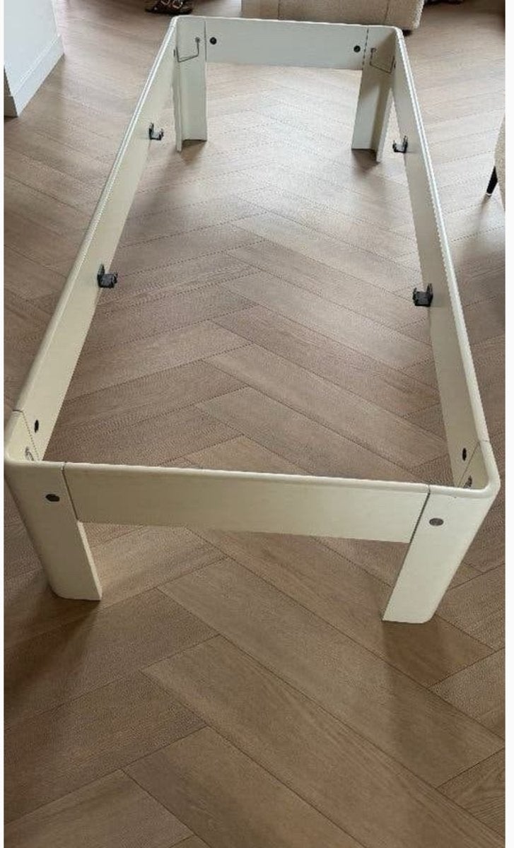 Auping Auronde senior bed, Ophalen, 90 cm, Eenpersoons, Wit