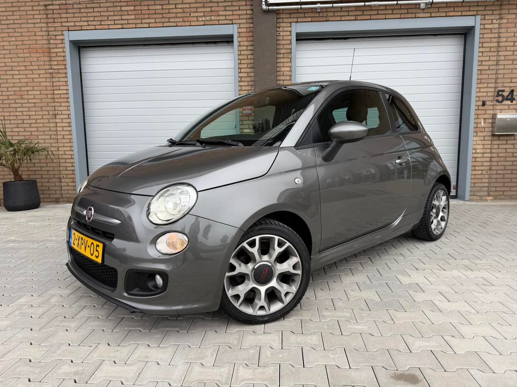 Fiat 500S Sport 0.9 DIGI-DASH LUXE SOUND SYSTEEM NAVI NAP, Auto's, Fiat, Voorwielaandrijving, 31 €/maand, Leder en Stof, Origineel Nederlands