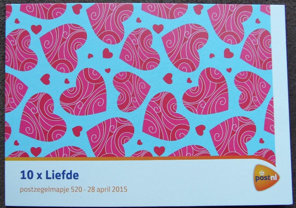 Postzegelmapje 520 - 10 x liefde, Ophalen of Verzenden, Postfris