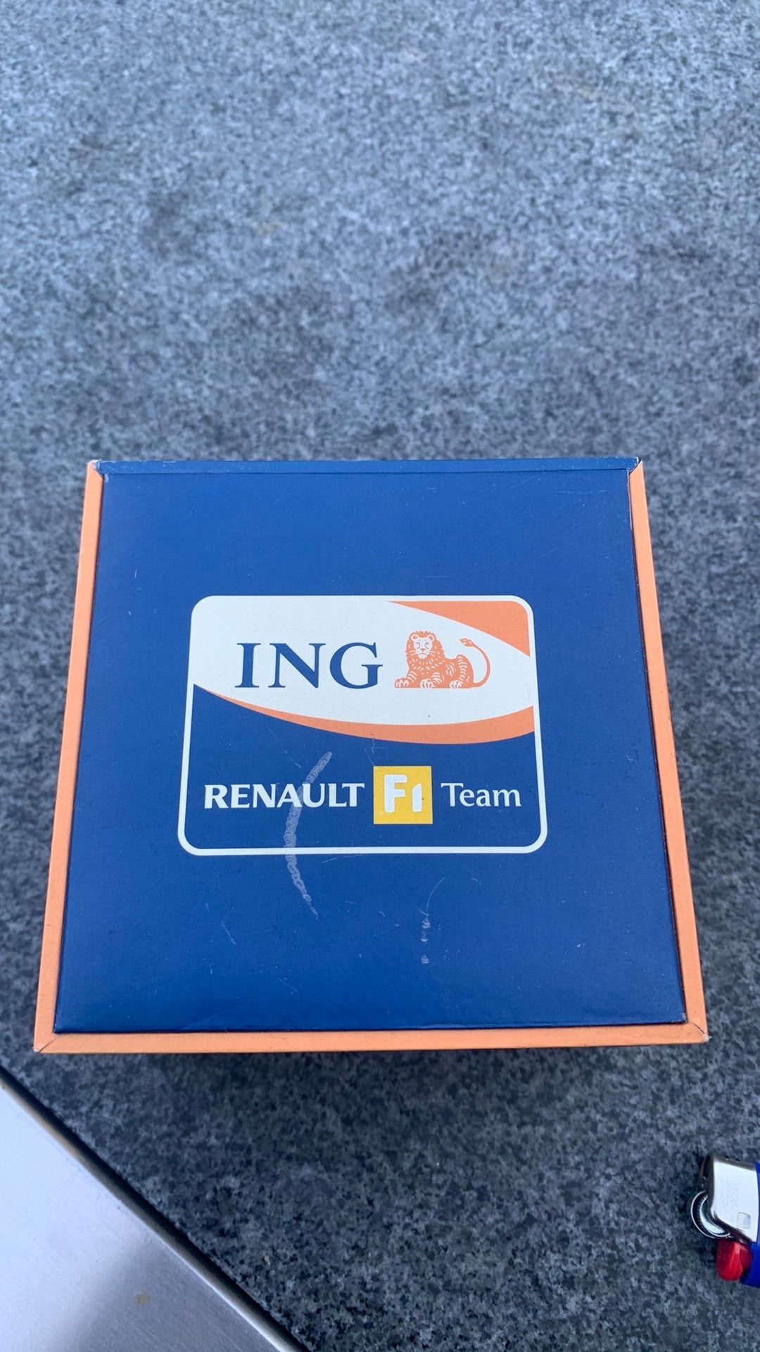 F1 RenaultTeam ING Polshorloge - Zeldzaam verzamelobject, Overige merken, Staal, Polshorloge, Ophalen of Verzenden