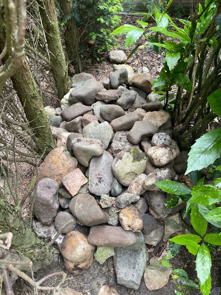 Rivierkeien, ong. 200 stuks, Tuin en Terras, Ophalen, Gebruikt, Multi, Kei