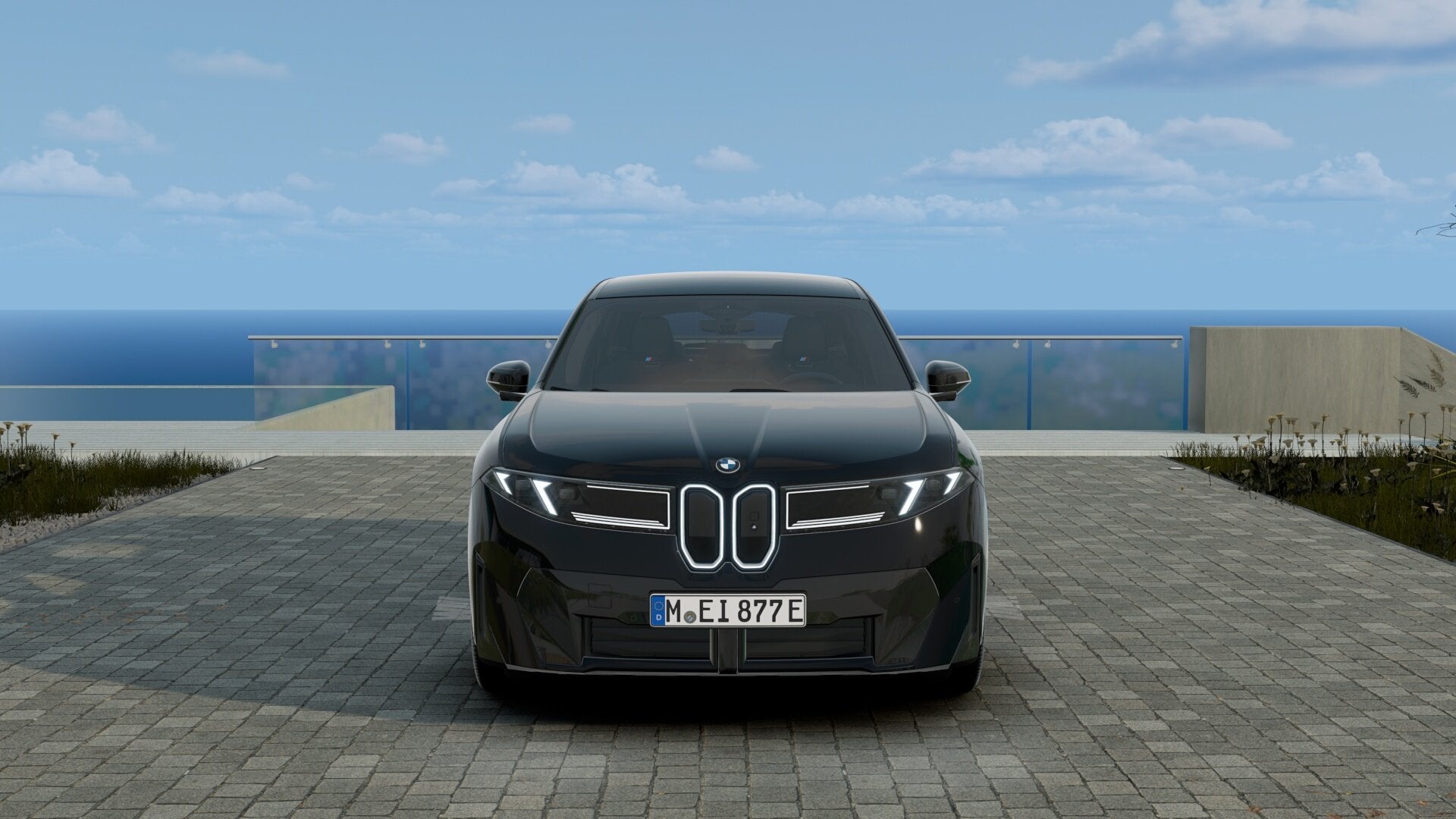 BMW iX3 40 eDrive / Panoramadak / Trekhaak / M Sportstoelen, Automaat, Achterwielaandrijving, Zwart, Stoelverwarming