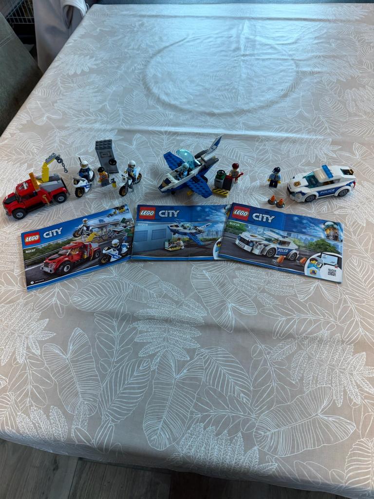 Lego City ‘Politiesets’ - 60137, 60206 en 60239, Ophalen, Zo goed als nieuw