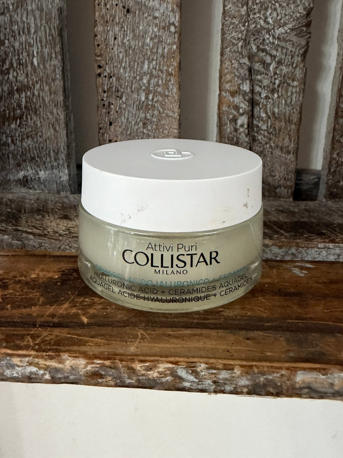 Collistar Aquagel Hyaluronic 50ML, Ophalen of Verzenden, Zo goed als nieuw, Gehele gezicht