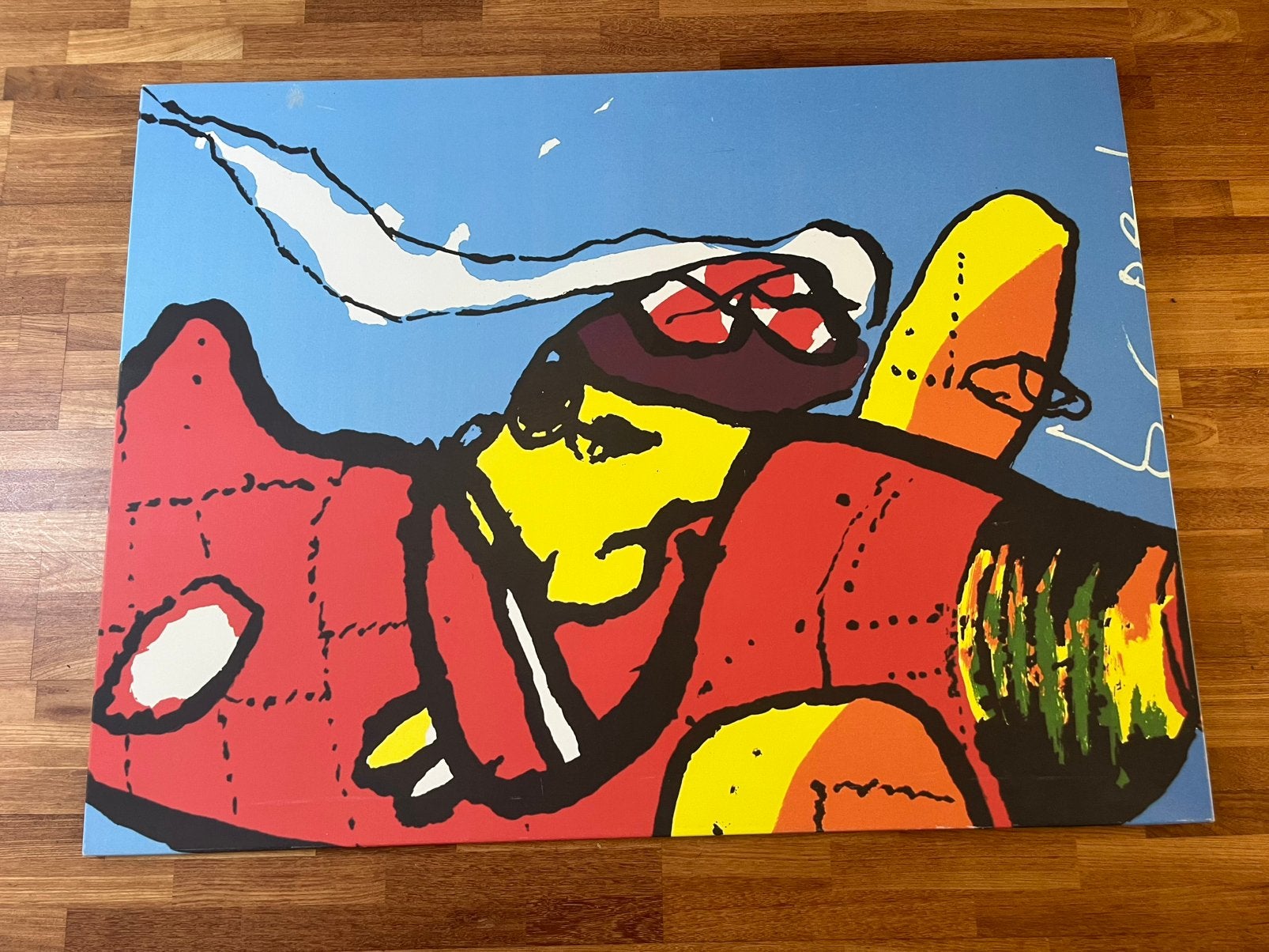 Herman Brood print op groot zeildoek/canvas, Ophalen
