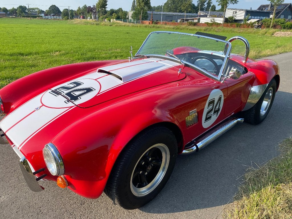 AC COBRA ,OLDTIMER ,REPLICA, Auto's, Achterwielaandrijving, Cabriolet, Leder, Handgeschakeld