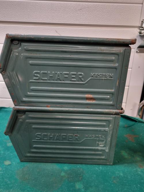 bakken metaal schafer vintage, Ophalen of Verzenden, 'T Olde Gre-j, Info@toldegrej.nl, Endepoelstraat 20f Didam