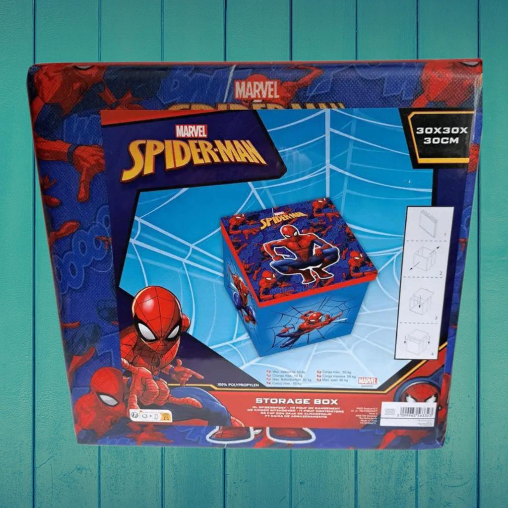 Spiderman opvouwbare opbergpoef 30x30cm, Kinderen en Baby's, Kinderkamer | Inrichting en Decoratie, Ophalen of Verzenden, Nieuw