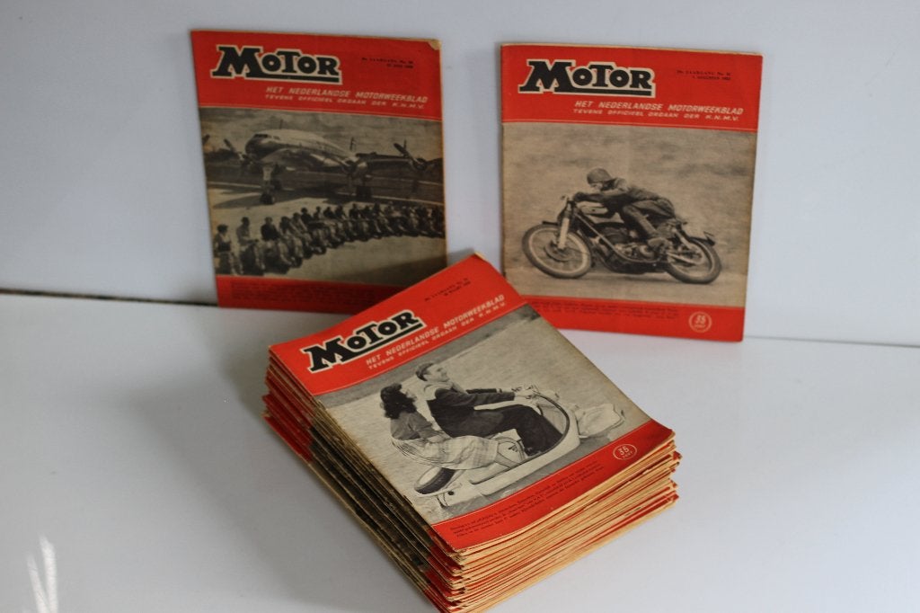 motor tijdschriften jaren 50, Verzenden, Gebruikt, Motoren