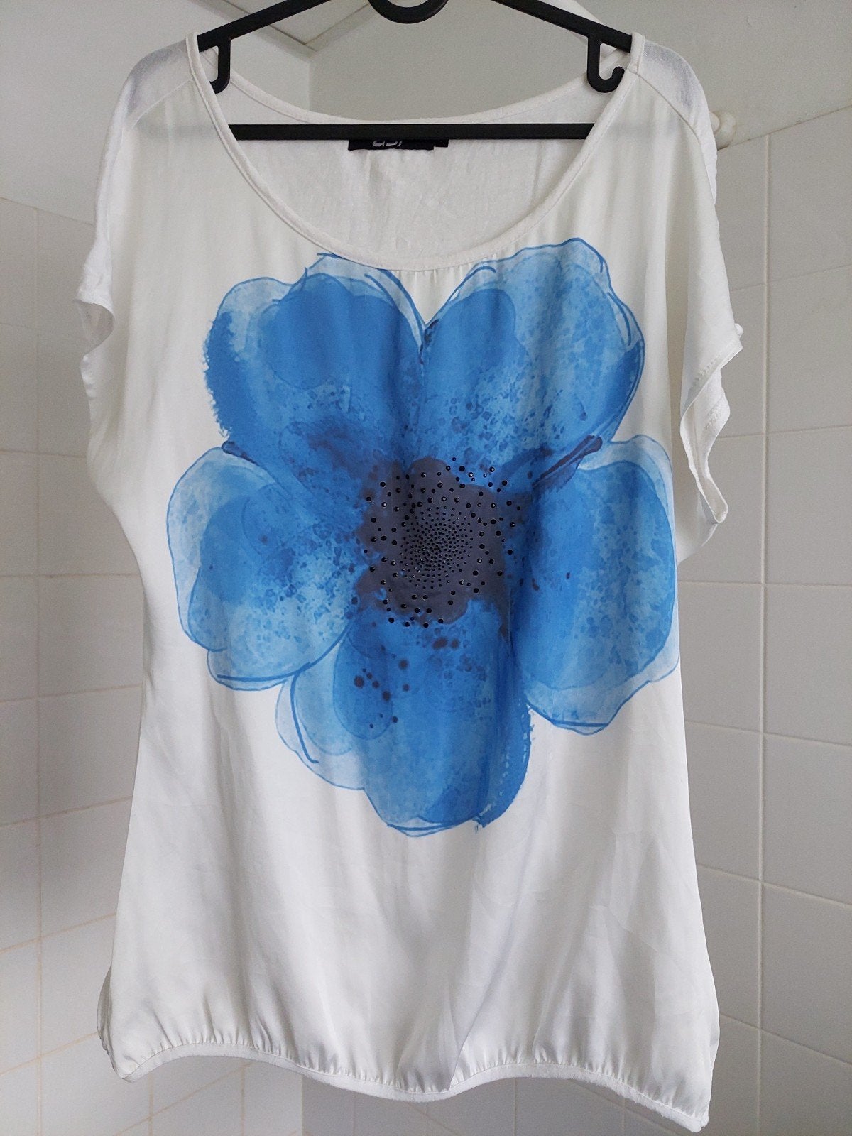 Ballon Top Maat 42, Kleding | Dames, Tops, Maat 42/44 (L), Ophalen of Verzenden, Zo goed als nieuw, Korte mouw