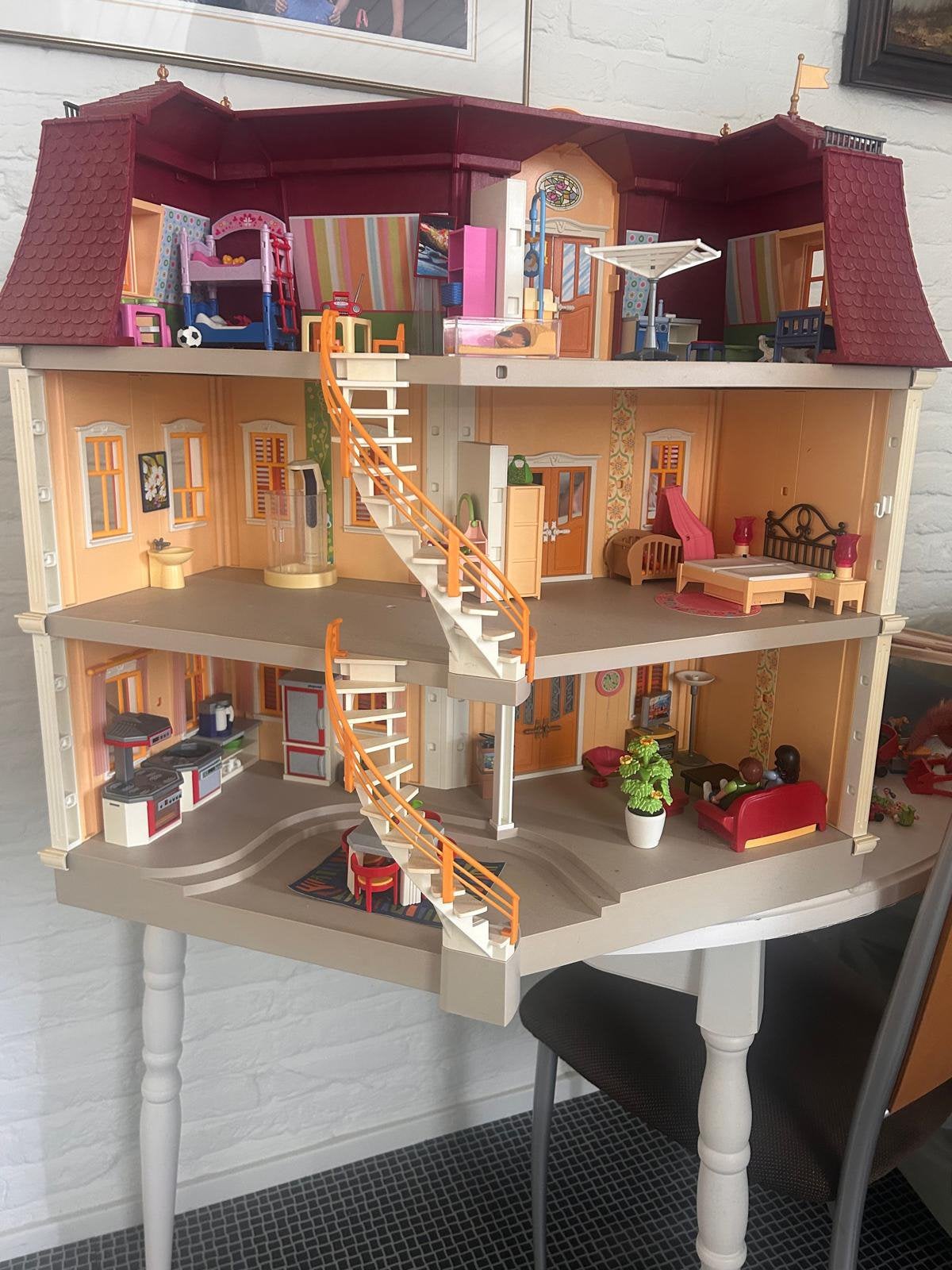 Mooi poppenhuis playmobile te koop!, Kinderen en Baby's, Speelgoed | Poppenhuizen, Ophalen, Gebruikt, Poppenhuis