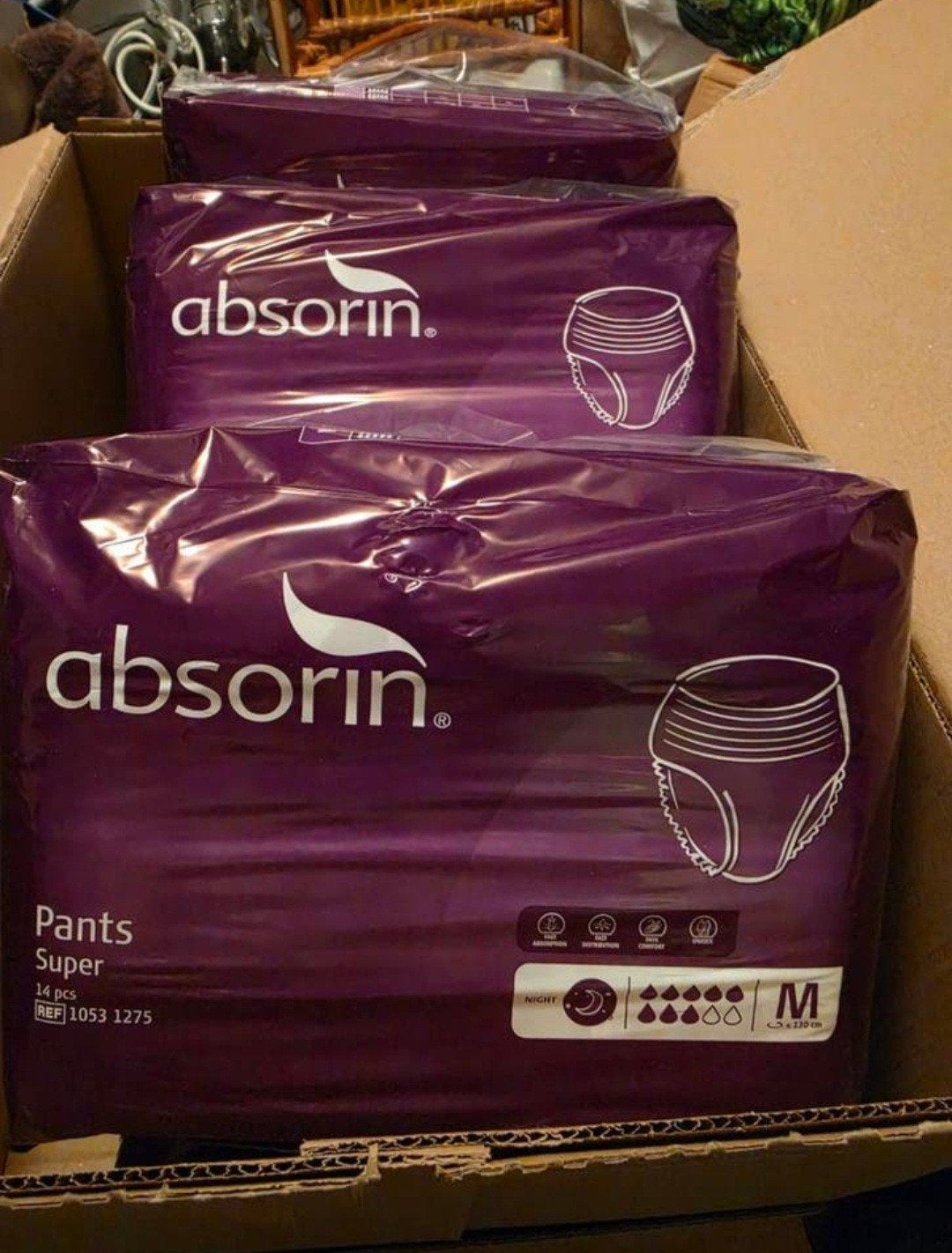 Absorin incontinentie luiers/broekjes, Ophalen of Verzenden