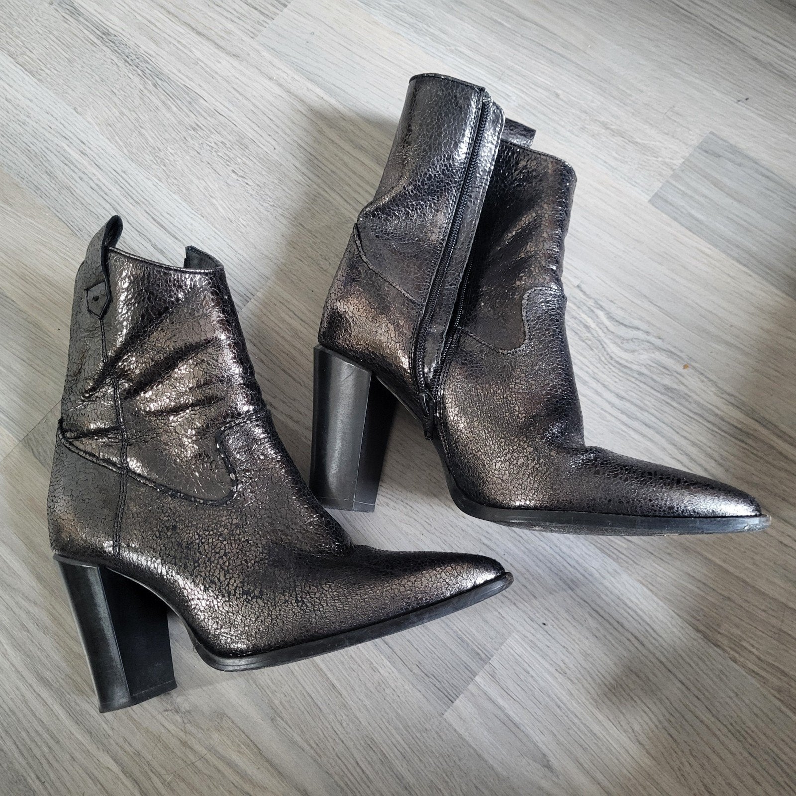 bronx next americana enkellaars zilver  maat 40, Bronx, Overige kleuren, Lage of Enkellaarzen, Ophalen of Verzenden