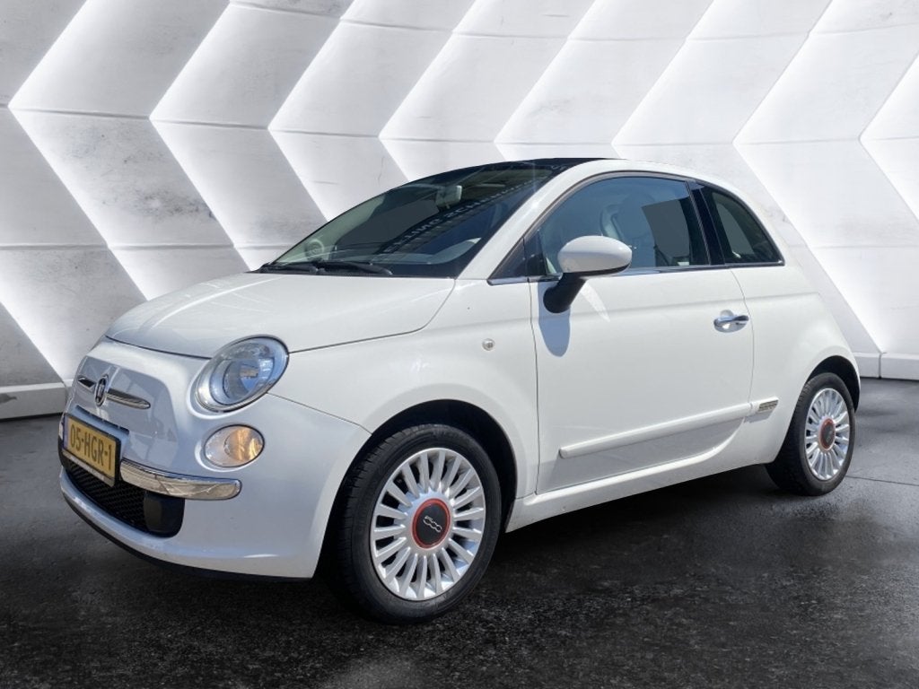 Fiat 500 1.2 Lounge (bj 2008), Auto's, Stof, Gebruikt, 1242 cc, 4 cilinders