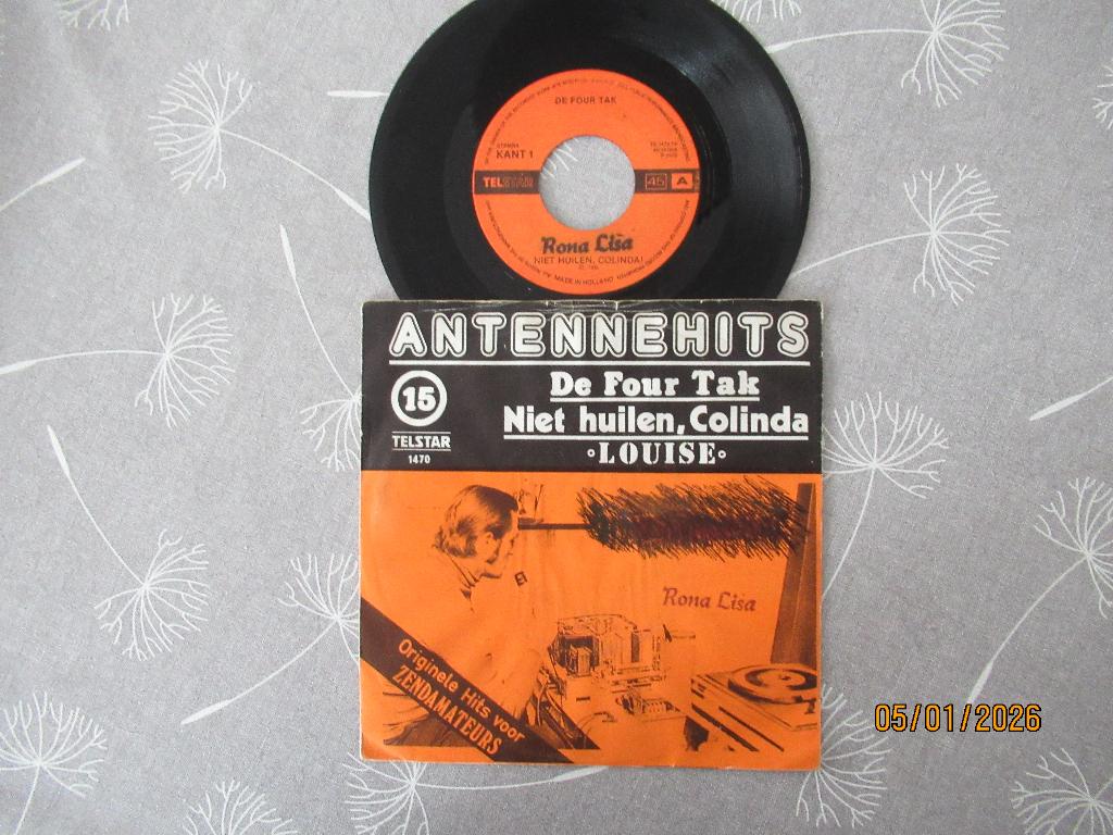 De Four Tak   Niet huilen Colinda, Gebruikt, 7 inch, Single, Ophalen of Verzenden