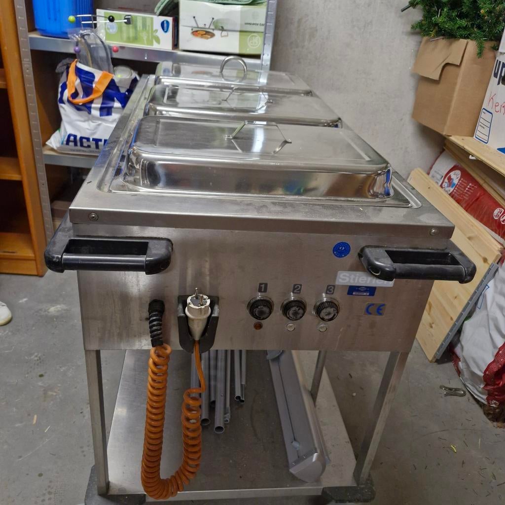 Warmhoudtafel - Stieltjes - mist 2 bakken, Huis en Inrichting, Keuken | Complete keukens, Ophalen of Verzenden