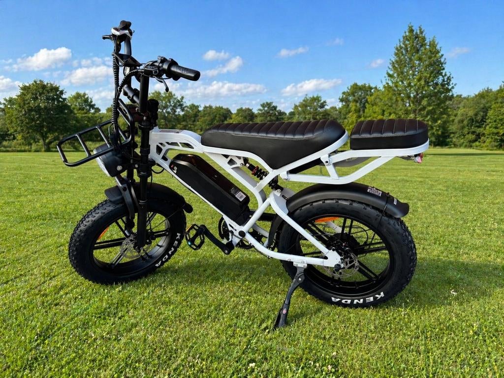 Stoere Fatbike E-bike.V20 pro 2026 - Zwart/Wit - Comfortabel, Fietsen en Brommers, Elektrische fietsen, Overige merken, Ophalen of Verzenden