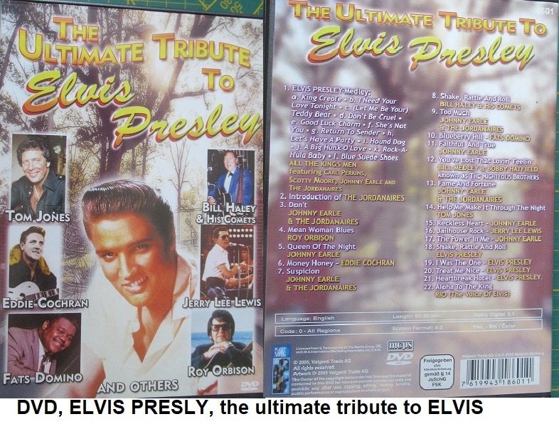 ELVIS PRESLEY, DVD, the ultimate tribute to ELVIS, Alle leeftijden, Ophalen of Verzenden, Zo goed als nieuw