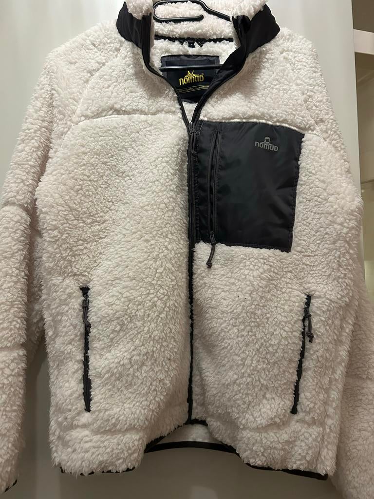 Nomad fleece jas wit, Kleding | Dames, Ophalen of Verzenden, Zo goed als nieuw, Wit