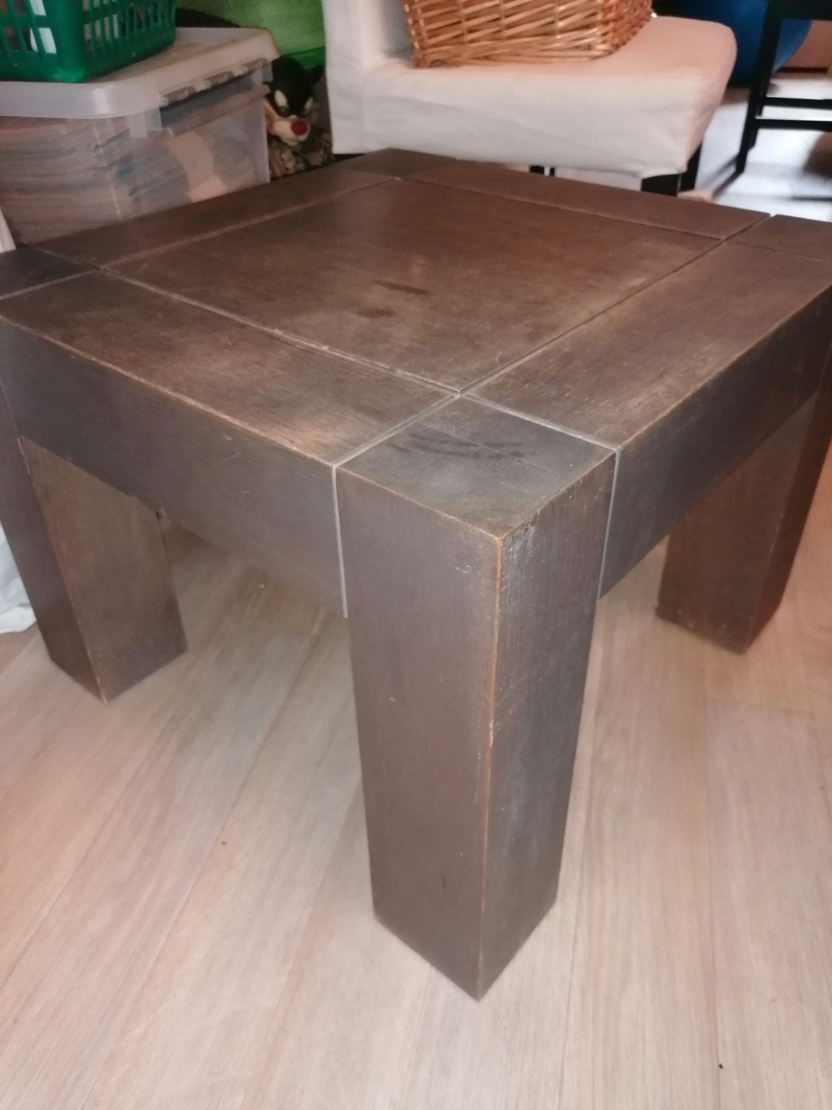 salontafel 55x55x40, Ophalen, Gebruikt, 50 tot 100 cm, Vierkant