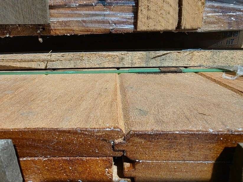 VOORJAARSAANBIEDING €5,99 per meter LOURO GAMELA MES-EN-GROE, Ophalen of Verzenden, Nieuw, 250 cm of meer, Planken
